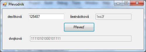 oknoprogramu() InitializeComponent(); privatevoid tlačítkoházej_click(object sender,