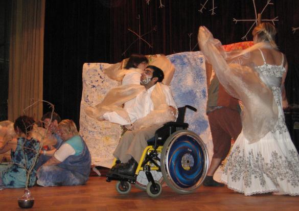 Divadlo MY 16. března 2012 v Domově pro seniory František v Náměšti na Hané. Již tradičně se členové divadelního souboru zúčastnili festivalu Integrace Slunce v Praze.