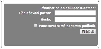 Obecné vlastnosti icanteen Internetové objednávání samostatně dodávaný, ale plně integrovaný modul aplikace typu Klient-Server na bázi SQL umožňuje strávníkům objednávat jídlo pomocí internetu