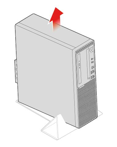 Obrázek 11. Připojení napájecího kabelu Výměna externích součástí Upozornění: Nepokoušejte se otevřít počítač ani provádět jakékoli opravy, dokud si nepřečtete Přehled důležitých informací o produktu.