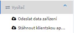 5. Vysílač Odeslání dat zařízení Data z kontinuálního sledování hladiny glukózy můžete odeslat na účet DMS bezdrátově nebo pomocí kabelu USB dodaného společně se systémem CGM Eversense: 1.