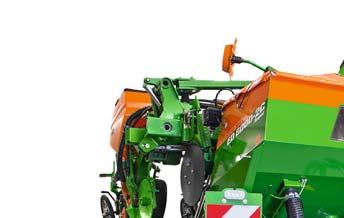 Přihnojování Pro perfektní růst rostlin Přihnojovací jednotka Pro dávkování hnojiva je u stroje Special k dispozici mechanický a u stroje Super elektrický pohon.