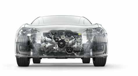 SUBARU BOXER 2,0 l DOHC Motor o výkonu 200 k jednoduše miluje otáčky.