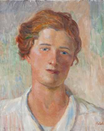 22 23 22 Alois Bílek (1887 1961) Portrét mladého muže olej, plátno, 45 x 37 cm, sign.