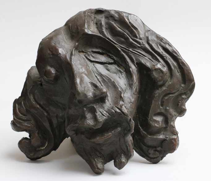 26 26 Emil Filla (1882 1953) Hlava Kristova bronz, 1934, 22,5 x 24,5 cm, velice působivé dílo od největšího představitele českého kubismu.