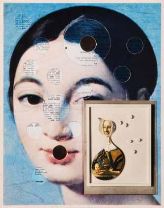 31 32 31 Jiří Kolář (1914 2002) Hommage a Mademoiselle Riviére otvorová