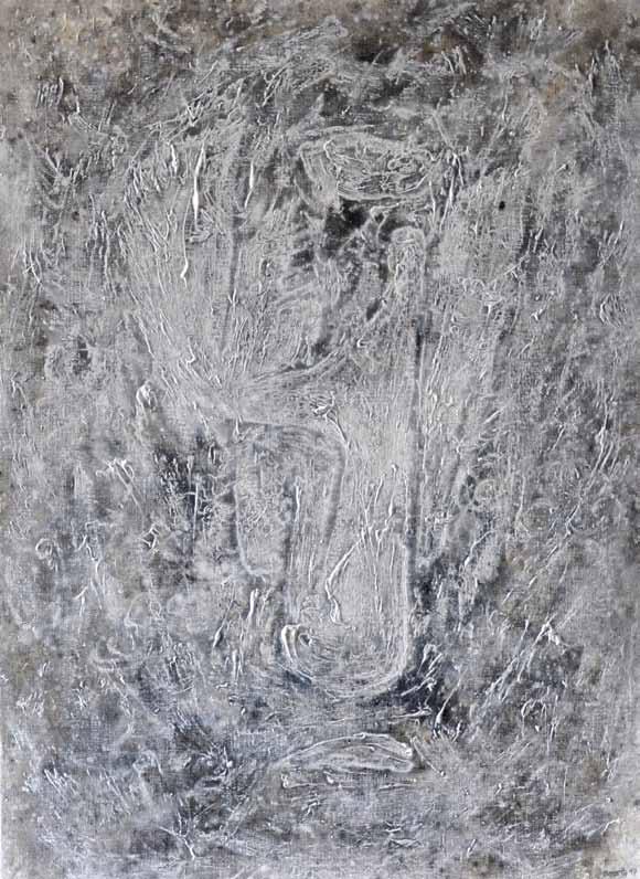 83 83 Pavel Besta (1958) Po andělsku olej, plátno, 2017, 101 x 75,2 cm, sign. PD Besta 17, dílo autora, který studoval na AVU nejdříve restaurátorství u prof.