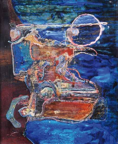 obraz olej, plátno, 1963, 50 x 60 cm, sign.