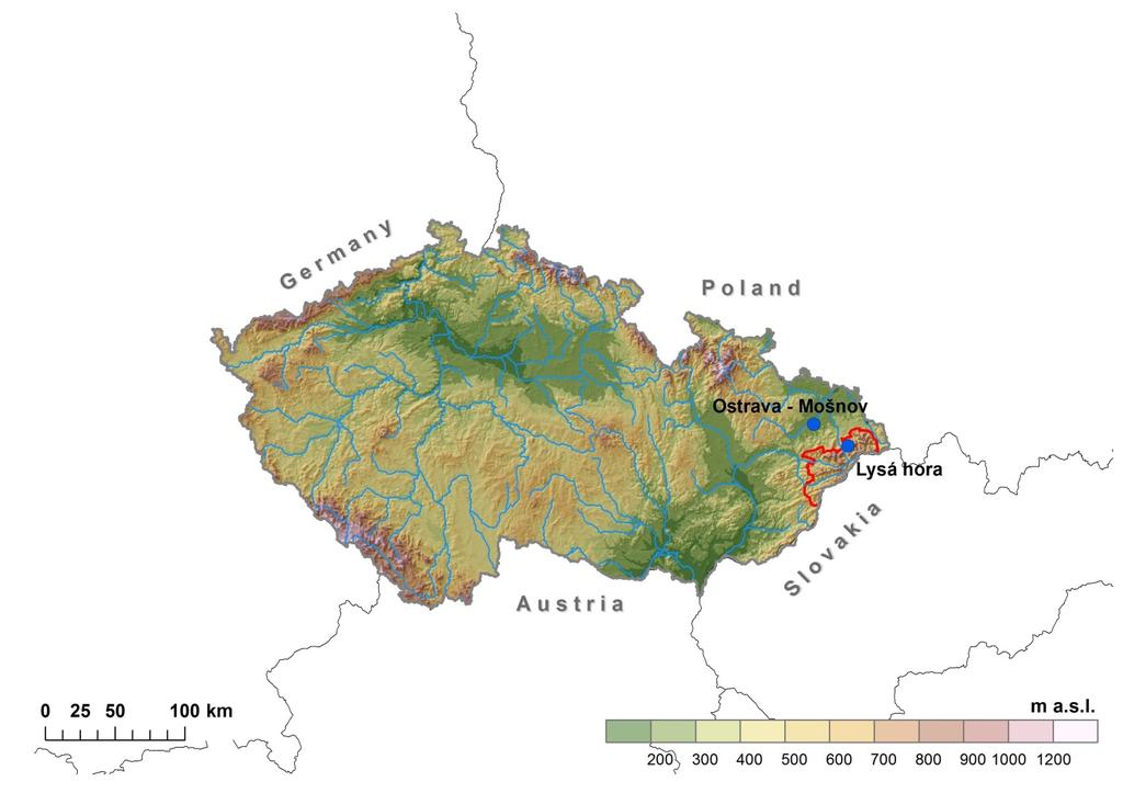 124 A. Farda, P. Štěpánek, P. Zahradníček, P. Skalák, J. Meitner Data and methods Specifically, The Beskid Protected Landscape Area has been selected as our area of interest (Fig. 1).