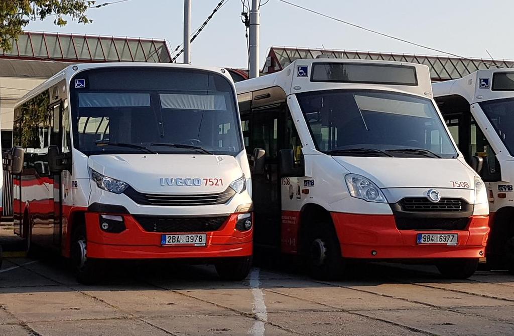 DEKSTRA BUS Od SKD k Dekstra Busu umístění předního informačního panelu LF 38