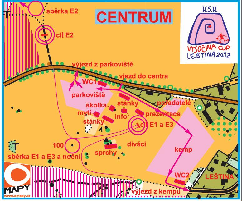 06/2012, mapový klíč ISOM 2000. Vzdálenost z centra závodu k mapovému startu a cíli je 1200 m. Na této mapě budou postaveny tréninkové kontroly.