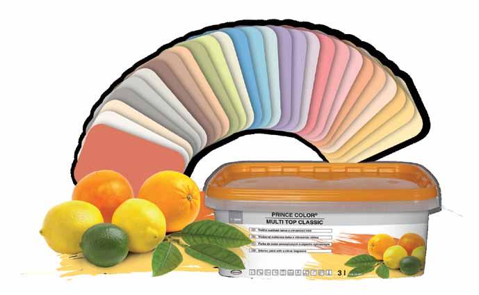 Interiérové barvy s citrusovou vůní Prince Color Multi Top Classic