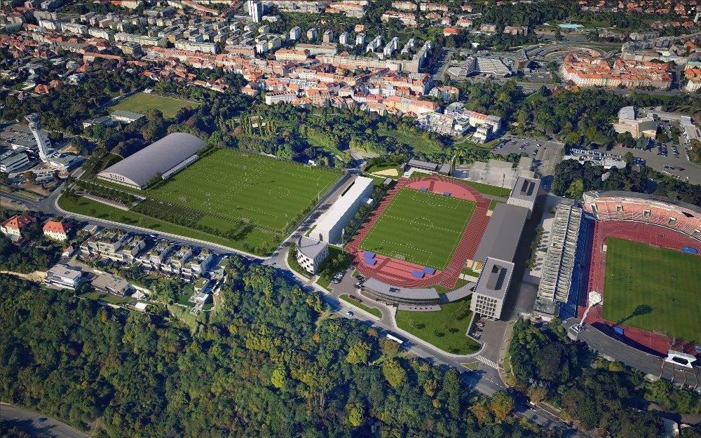 Projekt MULTIFUNKČNÍ SPORTOVNÍ A TRÉNINGOVÉ CENTRUM STRAHOV Cílem FAČR je vybudovat progresivní sportovní a tréninkové centrum, jehož