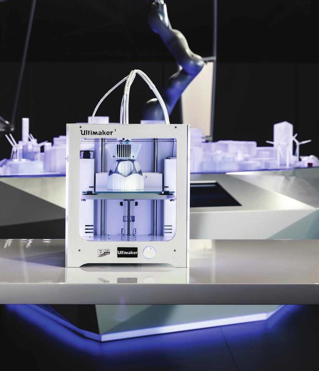 Poznejte Ultimaker Stolní 3D tiskárny Ultimaker představují levnou a účinnou alternativu průmyslové výroby.