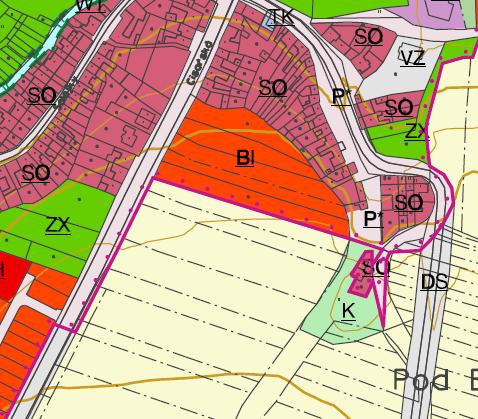 pžadavek Změna Z1/3: Změna v lkalitě za Branku, kdy knkrétně se jedná pzemky p. č. 1057/86, rná půda, p.č. 1057/90, rná půda, a p.č. 1057/94, rná půda, vše v k.ú.