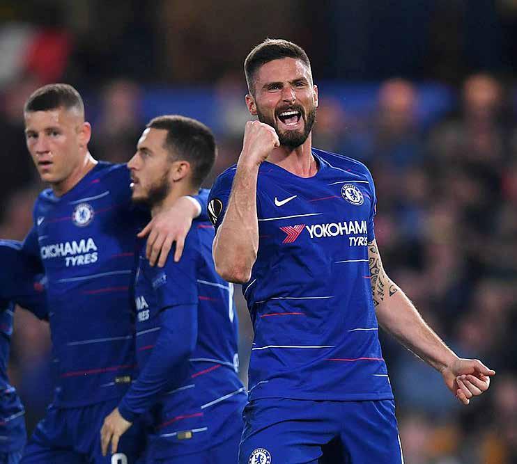 38 EVROPSKÉ POHÁRY EVROPSKÉ POHÁRY 39 Jízdu Slavie zastavila Chelsea Foto: www.slavia.cz ZÁLOŽNÍK PETR ŠEVČÍK SE NA STAMFORD BRIDGE BLÝSKL DVĚMA ZÁSAHY.