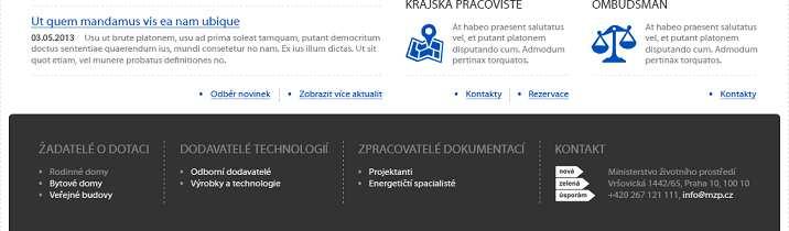 Nová zelená úsporám 2013 -web Webové stránky Programu najdete na: www.
