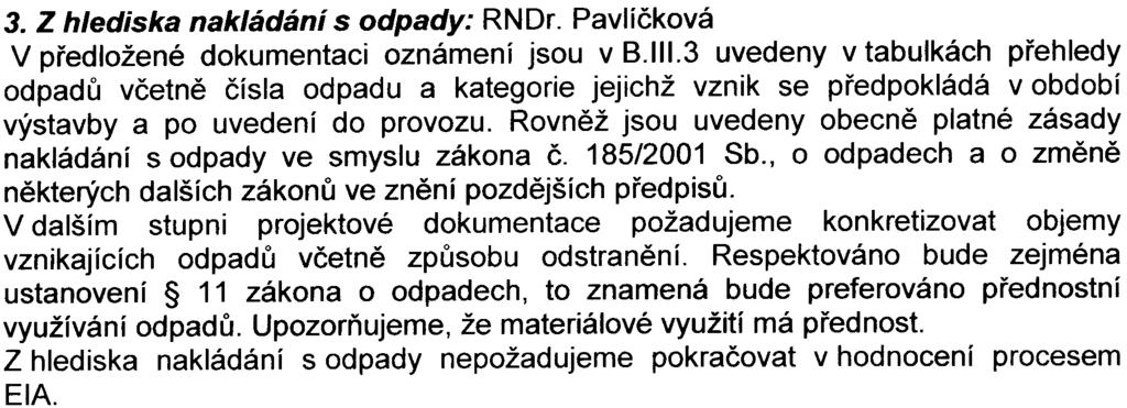 , o posuzování vlivù na životní prostøedí a o zmìnì nìkterých souvisejících zákonù, k oznámení pøipravovaného zámìru BB Centrum - budova E, Praha 4 - Michle Odbor životního prostøedí Magistrátu