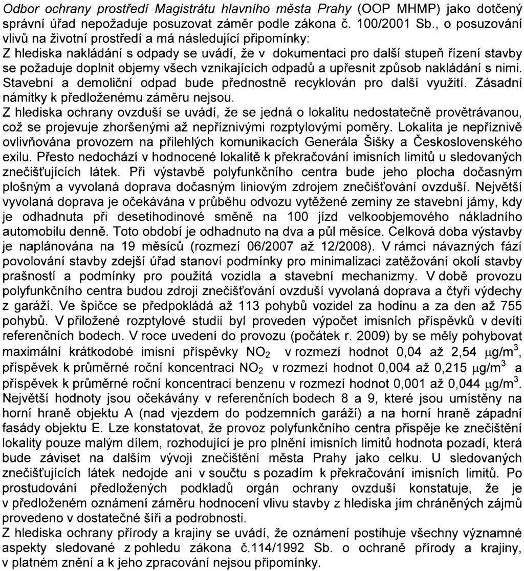 4400/80 je uvažováno s obytnými objekty, musí být zásobovací rampa buï umístìna jinak, nebo úplnì uzavøená a vjezd do garáží vyhodnocen i na tuto alternativu.