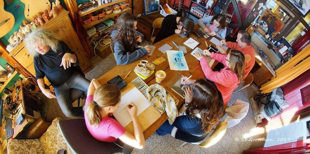 ART-TELLier Cerekvice nad Bystřicí I v roce 2018 pokračovala činnost ateliéru na návsi v Cerekvici nad Bystřicí. Vedle celé řady workshopů určených pro veřejnost proběhly i koncerty a vernisáže.