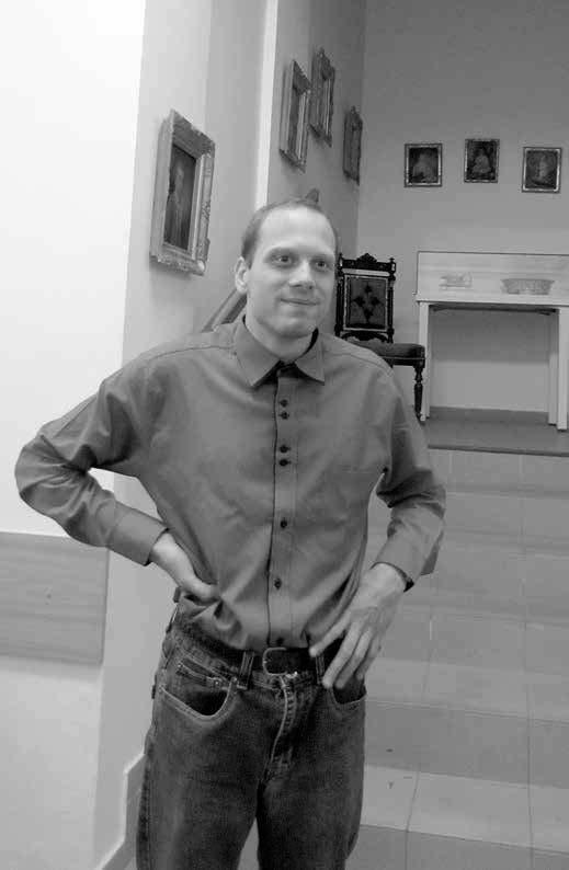 žertuje Tomáš Hamrlík, ředitel Muzea Bojkovska. Třiatřicetiletý historik samozřejmě žádným vězněm není. Naopak.