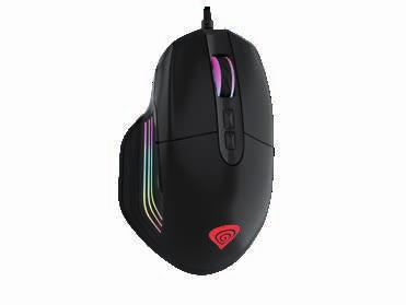 RGB podložka pod myš Odolný a jemný povrch Nepřetržité podsvícení pod celou podložkou 6 barevných