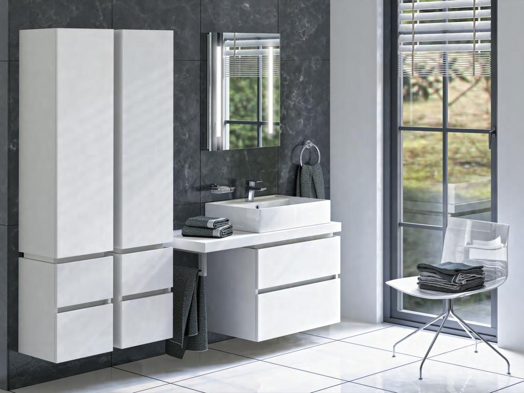 68 DESK Keramická umyvadla na desku Keramická umyvadla na desku Scarabeo TEOREMA 2.0-46, 60, 80 a 100 cm a CeraStyle ONE - 46 a 55 cm viz str. 09.