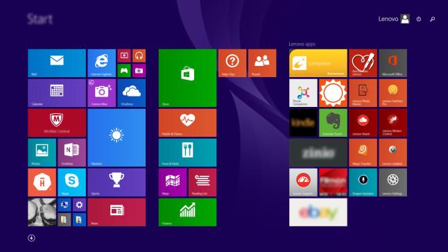 Kapitola 2. Zahájení používání systému Windows 8.