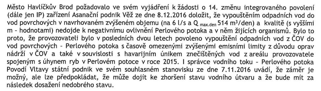 lososovou vodu v souladu s nařízením vlády č. 401/2015 Sb.