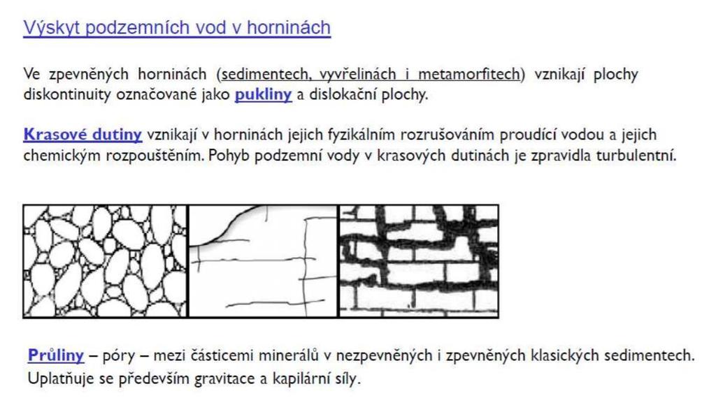 Hydrogeologický průzkum -