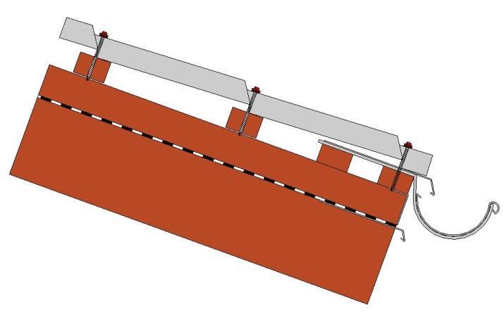 Spojovací materiál pro kotvení ve spodní ploše Provedení nerez Vrtná kapacita Rozměr Použití 2 mm 4,8 x 19 mm Samovrtný šroub pro spojení plech plech 2 mm 4,8 x 35 mm Samovrtný šroub pro kotvení