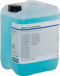 l, sud Wetrok Topclean Minatol Top Glass forte 12500 1 x 10 l, kanystr 10235 10 x 0,5 l, dávkovač, naplněný 10135 1 x 0,5 l, dávkovač, prázdný 4221010 1 x 10 l, kanystr 4221090 1 x 200 l, sud 4221000