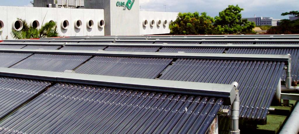 Solární systém GEMELIOS Solární sady Tmax 20 HP Základní sestava 20trubicového kolektoru Thermomax s příslušenstvím je určená ke zdrojům tepla s vlastní solární regulací a s vlastním zásobníkem.
