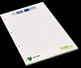 listy 80 g 100 % recyklovaný papír spodní karton 350 g bílo-bílá