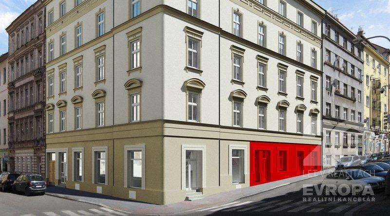 4) Nebytový prostor Nabídková cena: 6 498 000 Kč Upravená nabídková cena: 62 481 Kč/m 2 Lokalita: Heydukova, Libeň, Praha Popis: