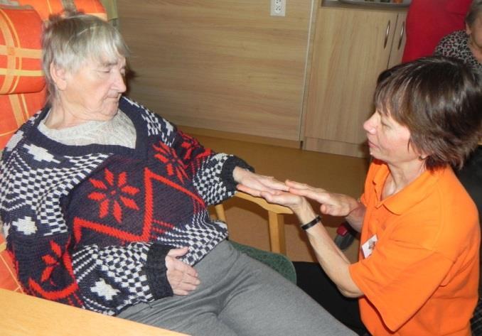 Poděkování Vedoucí přímé péče paní Ludmile Kukolové a vedoucí oddělení B paní Radce Konečné.