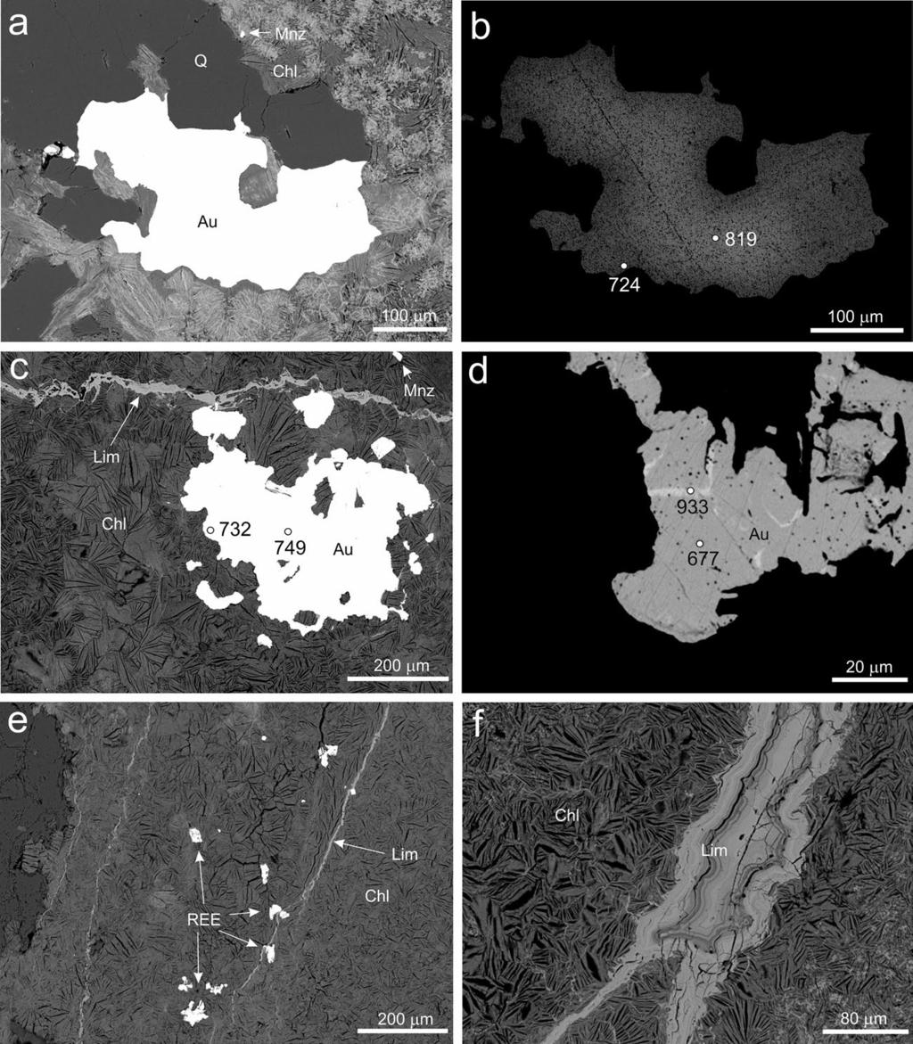 20 Bull Mineral Petrolog 26, 1, 2018. ISSN 2570-7337 (print); 2570-7345 (online) Chloritové žilky Poslední typ primárního zlatonosného zrudnění byl zastižen v sondách č. 2, 4 a 9 (obr. 2).