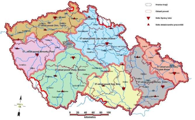 Správa vodních toků u LČR Ve správě státního podniku se aktuálně nachází téměř 38,5 tis.
