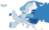 Zdroj: Ferlay J, Soerjomataram I, Ervik M, Dikshit R, Eser S, Mathers C, Rebelo M, Parkin DM, Forman D, Bray, F.GLOBOCAN 2012 v1.0, Cancer Incidence and Mortality Worldwide: IARC CancerBase No.