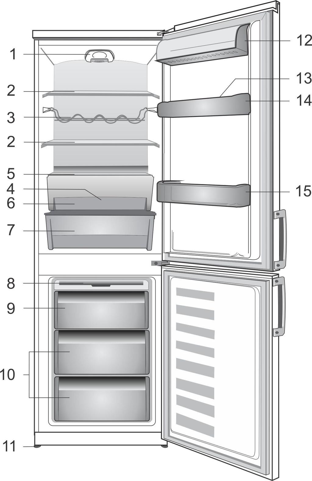 1 Figures that take place in this instruction manual are schematic and may not correspond exactly with your product.