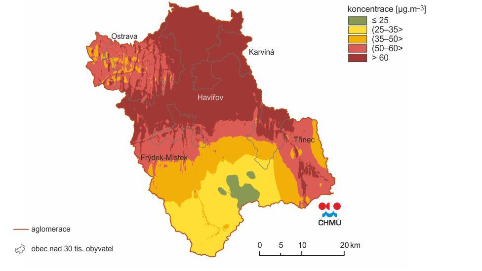 Obrázek 2: Pole 36. nejvyšší 24 hod.