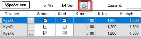 Uživatel má tak možnost si nastavit, zda chce použít výchozí funkci "Vytvořit plochu" nebo nastavenou funkci "Vytvořit plochu obrysem".