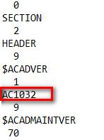 Nově lze nyní načítat i DXF soubory vytvořené ve verzi AutoCAD