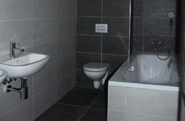 Celková plocha bytu činí 55,36 m.