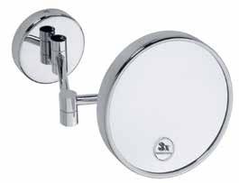 IP44 260 x 200 x 400 mm, ø 180 mm; 5,6 W 116101142 3x Kosmetické zrcátko s LED osvětlením 3x zvětšující Cosmetic bath mirror with LED light Rasier- und