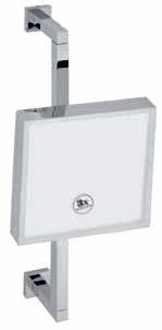 Cosmetic bath mirror without LED Rasier- und Kosmetikspiegel ohne Beleuchtung Косметическое зеркало 200 x 505 x 175 mm 112201192