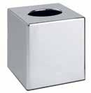 Zásobník na papírové kapesníky, chrom/plast Paper tissue dispenser cube Papiertaschentuch Behälter, Würfel Держатель для салфеток, пластик 115 x