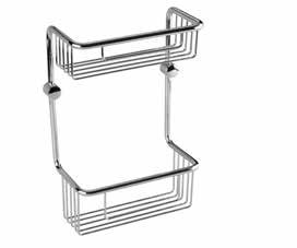 cz Polička do sprchy, chrom Shower basket double, polished