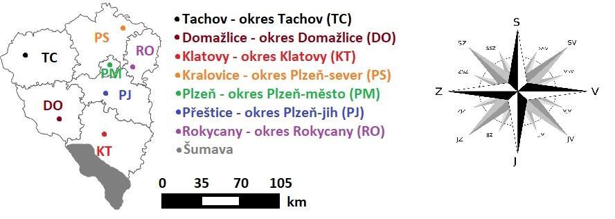 informace o položkách daného druhu získány. Po diskuzi následuje soupis lokalit, kde byl daný druh v Plzeňském kraji nalezen.