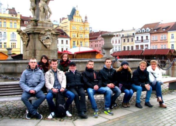W listopadzie 2015r. grupa uczniów z klasy III TE - Alicja, Małgorzata, Łukasz, Jan, Kamil i Mirek pod opieką p. Pauliny Kwiatek i p.
